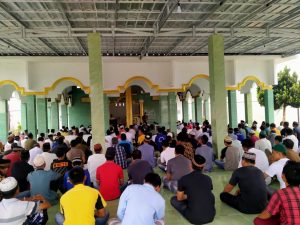 Wajah Baru Masjid AT-TAUBAH Lapas Kelas IIB Way Kanan, Bisa Tampung 500 Jama’ah