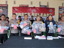 Polres Mesuji Gelar Press Release Penangkapan Pelaku Pembunuhan Siswi SMKN1 Tanjung Raya
