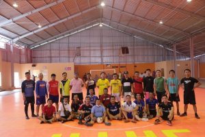 Alumni KBMP WK Jogja Bermain Putsal Bersama Bupati Adipati