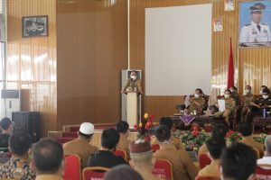 Bupati Way Kanan Hadiri Sosialisasi Pilkakam Serentak 2021