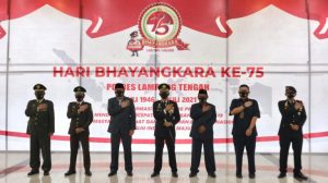 HUT Bhayangkara Ke-75, Bupati Musa Ahmad Minta Forkopimda Dan Masyarakat Kompak