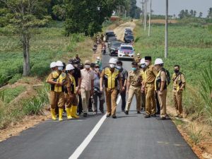 Jalan di Seputih Agung di Perbaiki, Anang: Terima Kasih Bapak Bupati Lamteng Musa Ahmad
