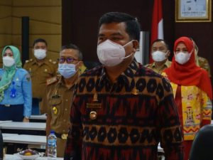 Bupati Lamteng Musa Ahmad, Dukung Penuh Program MCP dan Rakorwardanas Tahun 2021 yang Diadakan KPK dan BPKP RI