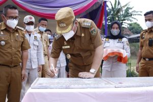 Bupati Lamteng Musa Ahmad Resmikan Pasar Kuliner Masyarakat Inovatif Kampung Terbanggi Besar