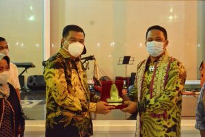 Bupati Lamteng Musa Ahmad Sambut Kehadiran Bupati Lamandau Kalteng