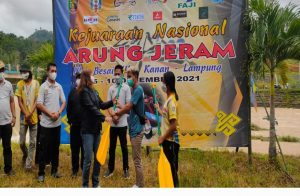 Kabupaten Way Kanan Tuan Rumah Pelaksanaan Kejurnas Arung Jeram Tahun 2021