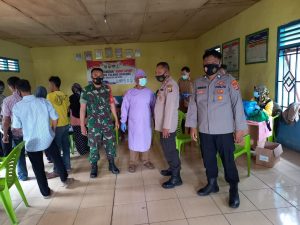 Sukseskan Program Pemerintah, Kapolsek Ajak Warga Ikuti Vaksinasi di Way Kanan