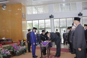 Bupati Adipati Lantik  Pejabat Pimpinan Tinggi Pratama, Pejabat Administrator dan Pengawas Dilingkungan Pemerintah Kabupaten Way Kanan