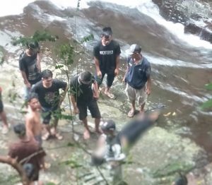 Polisi Datangi TKP Satu Orang Tenggelam Diduga Terbawa Arus Sungai Kasui