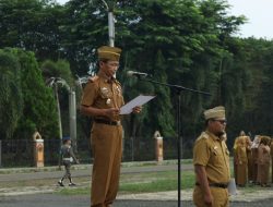 Pemkab Lamtim Melaksanakan Upacara Peringatan Hari Otonomi Daerah (Otda) ke XXVIII Tahun 2024