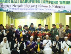 Wabup Lamtim Azwar Hadi, Sambut Kedatangan 390 Jamaah Haji Lampung Timur