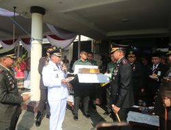 Upacara Peringatan Hari Bhayangkara ke-78 Kabupaten Lampung Timur Berjalan Khidmat