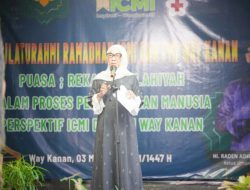 Silaturahmi Ramadan PMI dan ICMI Way Kanan, Bupati Ayu Tekankan Sinergi Pembangunan